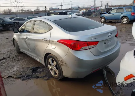 2013 Hyundai Elantra Gls from USA, damaged, VIN 5NPDH4AEXDH326750